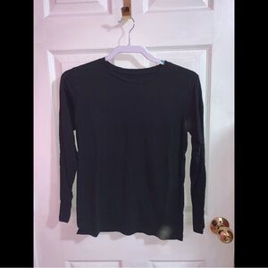 West Loop Black Long Sleeve Tee